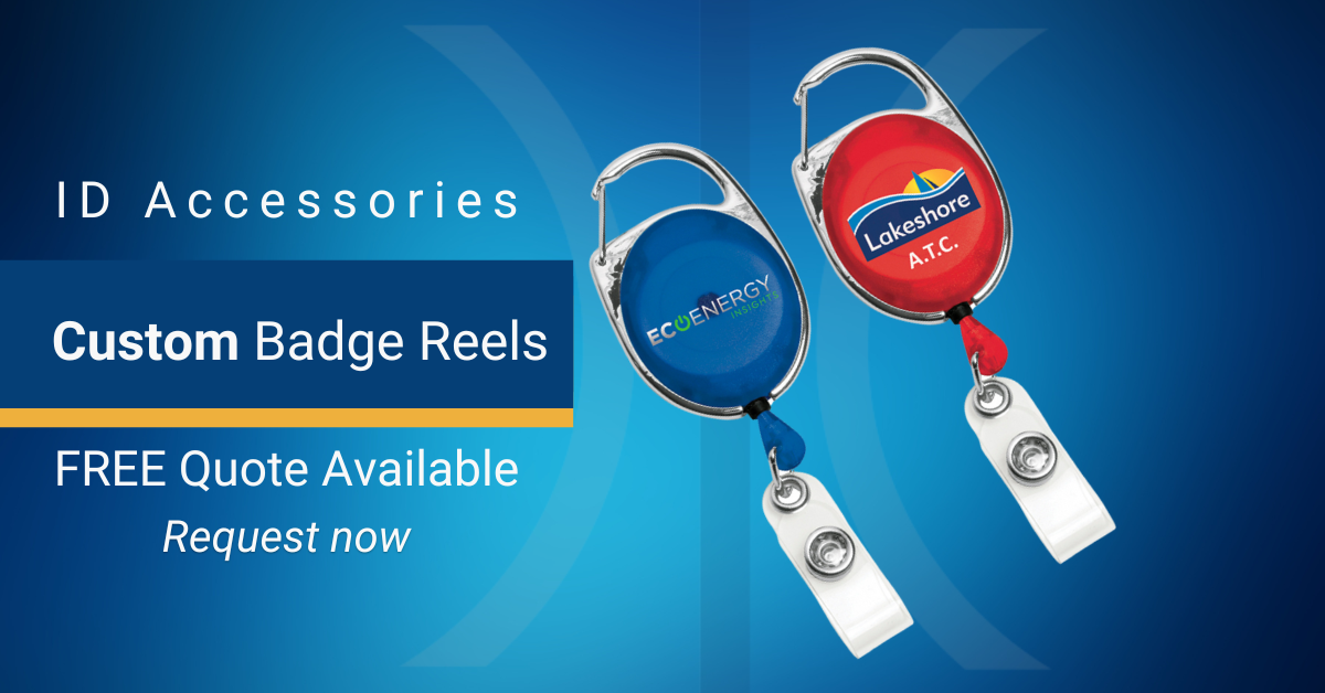 Custom Printed Retractable Badge Reels With Belt Clip - Personalize with  Your Brand Logo