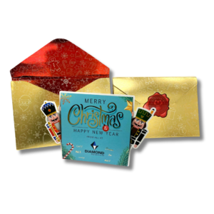 Christmas card made by the sheet cutter Vulcan